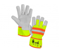 Kombinované pracovné rukavice - Rukavice kombinované CXS HIVI