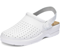 Biela pracovná a zdravotná obuv - TANOHA OB SRA šľapky