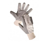 Textilné rukavice s terčíkmi - Rukavice OSPREY (12párov)