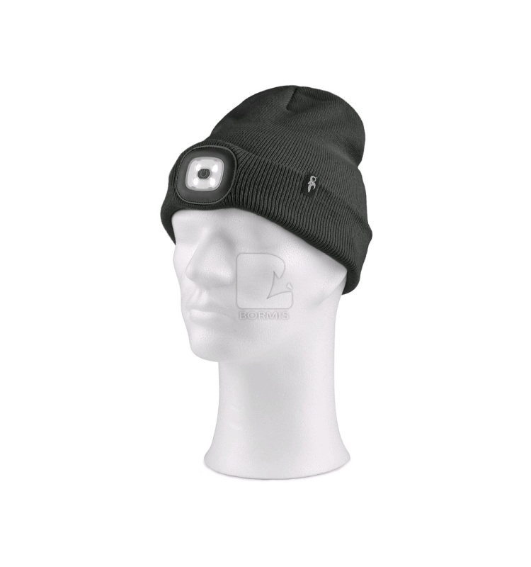 Čiapka, šiltovka, kukla - Čiapka CXS TYNAN s LED svetlom čierna