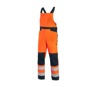 Reflexné montérky a nohavice - Nohavice s náprsenkou CXS HALIFAX