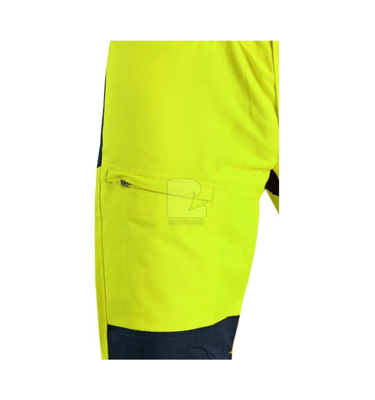 Reflexné montérky a nohavice - Nohavice s náprsenkou CXS HALIFAX