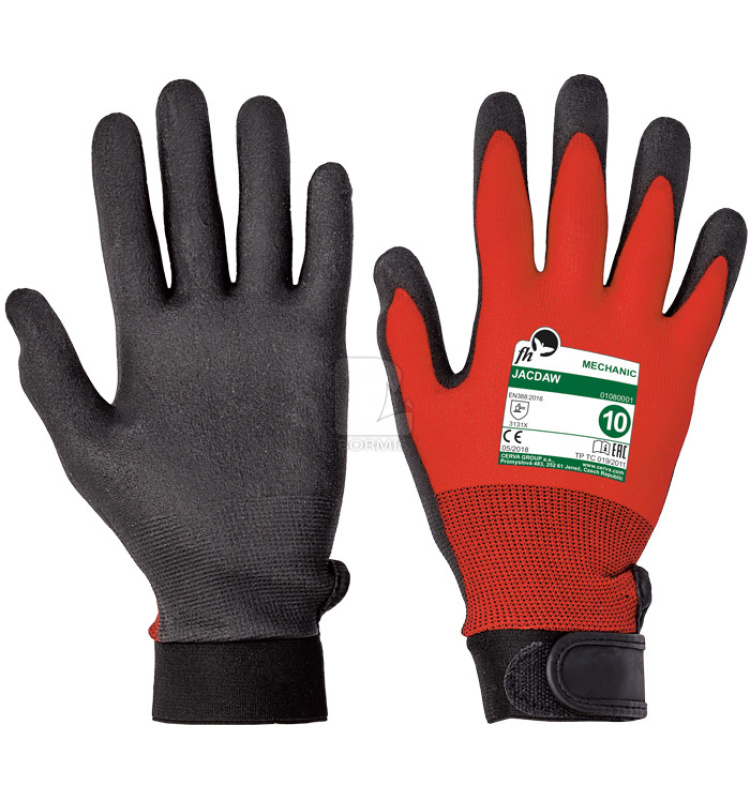 Povrstvené PVC - Rukavice JACDAW