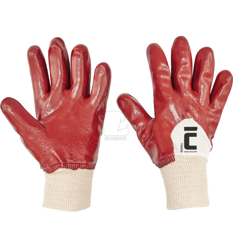 Povrstvené PVC - Rukavice REDPOL
