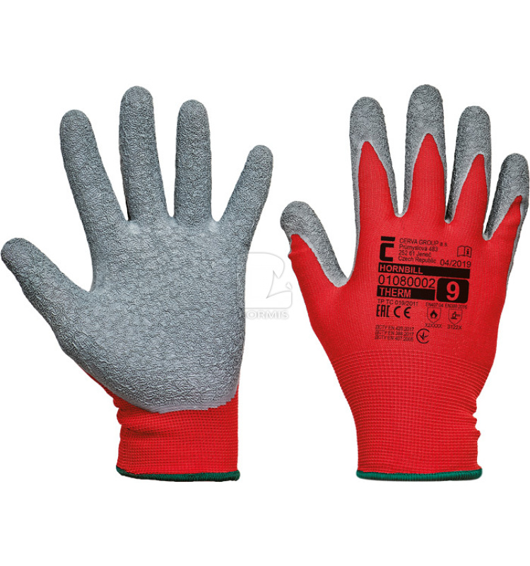 Povrstvené PVC - Rukavice HORNBILL (12 párov)