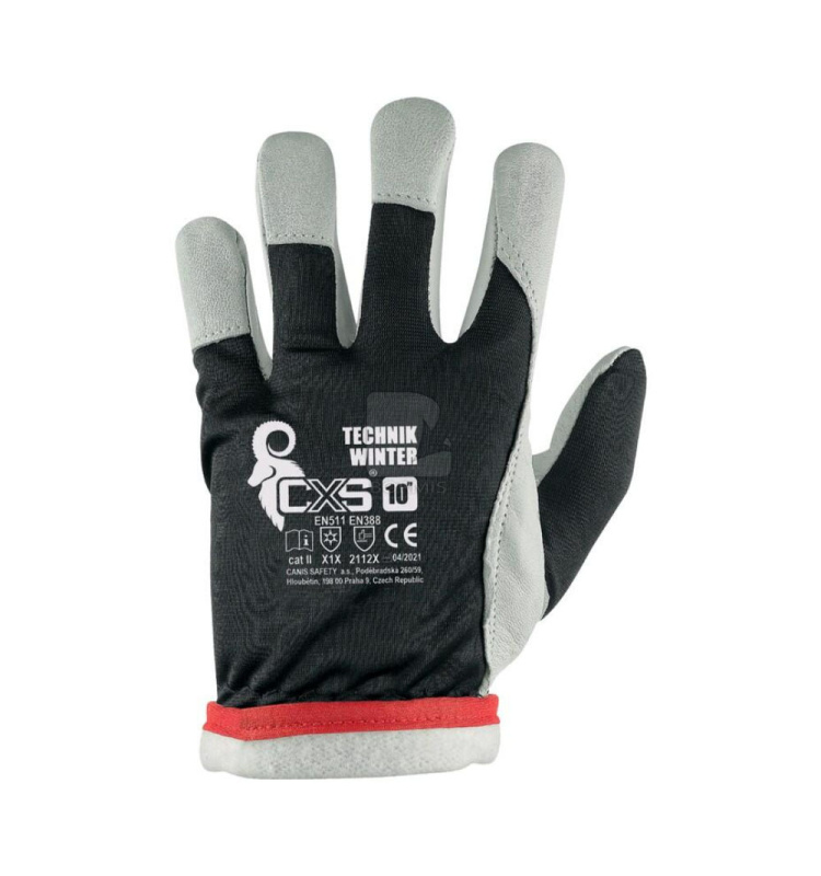 Zimné pracovné rukavice - Zimné pracovné rukavice CXS TECHNIK WINTER