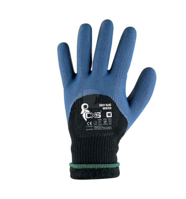 Zimné pracovné rukavice - Zimné pracovné rukavice CXS ROXY BLUE WINTER