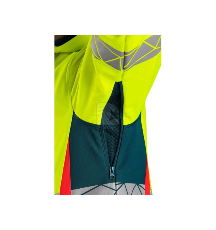 Reflexné bundy - Reflexná zimná softshellová bunda CXS BEDFORD WINTER