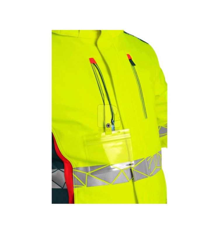 Reflexné bundy - Reflexná zimná softshellová bunda CXS BEDFORD WINTER