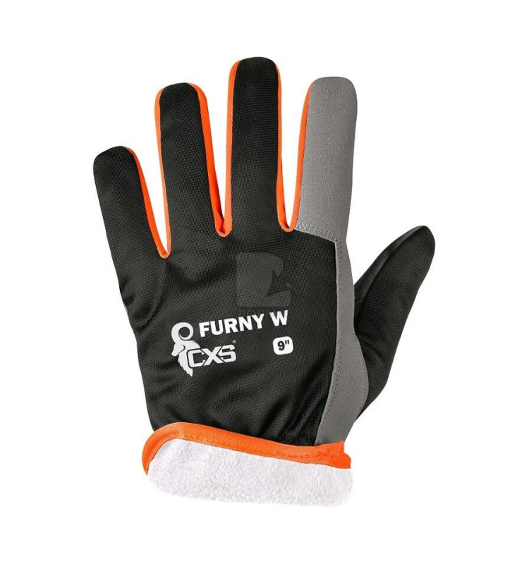 Zimné pracovné rukavice - Zimné pracovné rukavice CXS FURNY W