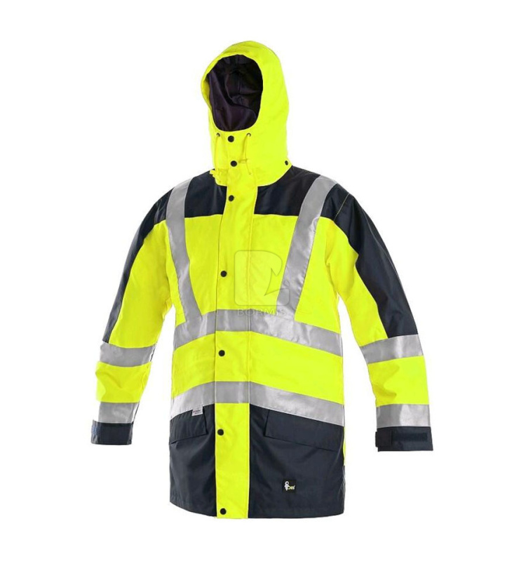 Reflexné bundy - Reflexná zimná bunda CXS LONDON 5v1 žlto-modrá