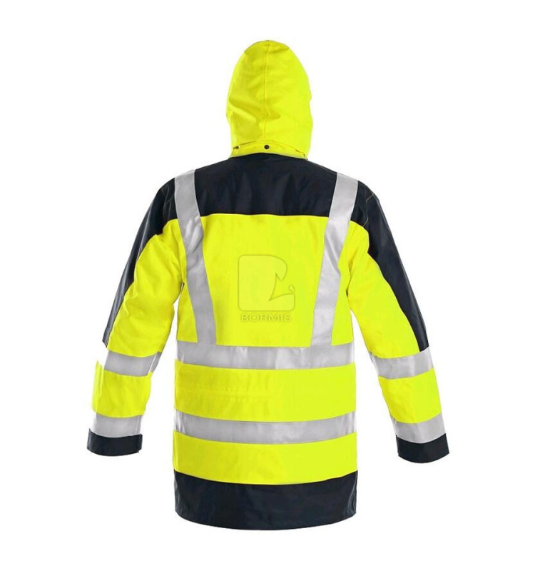 Reflexné bundy - Reflexná zimná bunda CXS LONDON 5v1 žlto-modrá