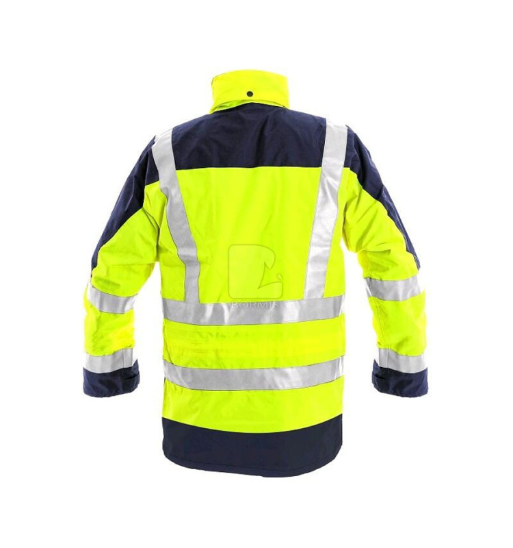 Reflexné bundy - Reflexná zimná bunda CXS LONDON 5v1 žlto-modrá