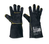 Zváračské kožené rukavice - Zváračské rukavice SANDPIPER BLACK