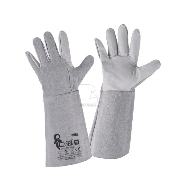 Zváračské kožené rukavice - Zváračské rukavice CXS HURI