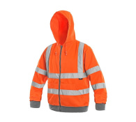 Reflexné mikiny - Pánska výstražná mikina VIZWELL FROME