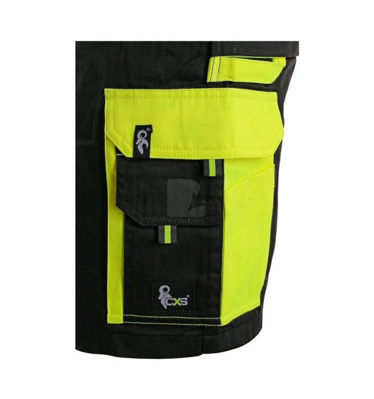 Zateplené montérky - Zateplené montérkové nohavice na traky CXS SIRIUS BRIGHTON