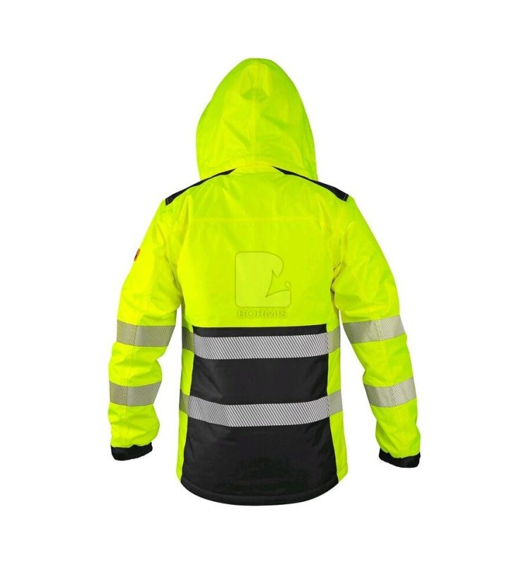 Reflexné bundy - Reflexná zimná bunda CXS BENSON žlto-čierna