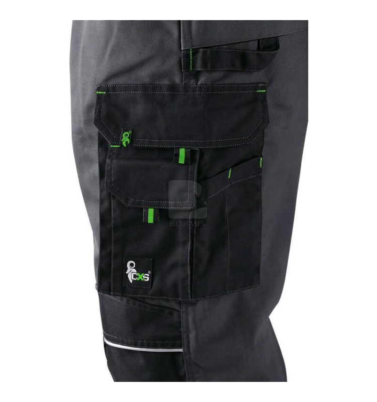 Zateplené montérky - Zateplené montérkové nohavice na traky CXS SIRIUS TRISTAN
