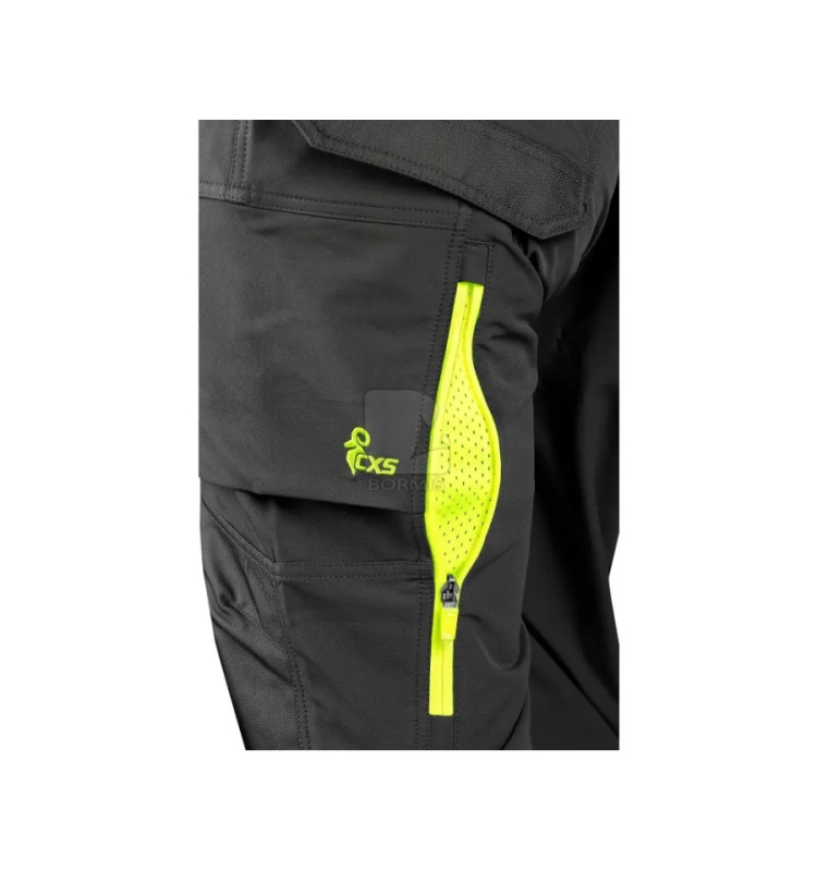 Reflexné montérky a nohavice - Pánske reflexné pracovné nohavice CXS NAOS HV