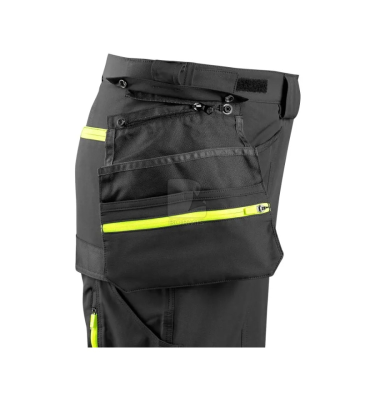 Reflexné montérky a nohavice - Pánske reflexné pracovné nohavice CXS NAOS HV