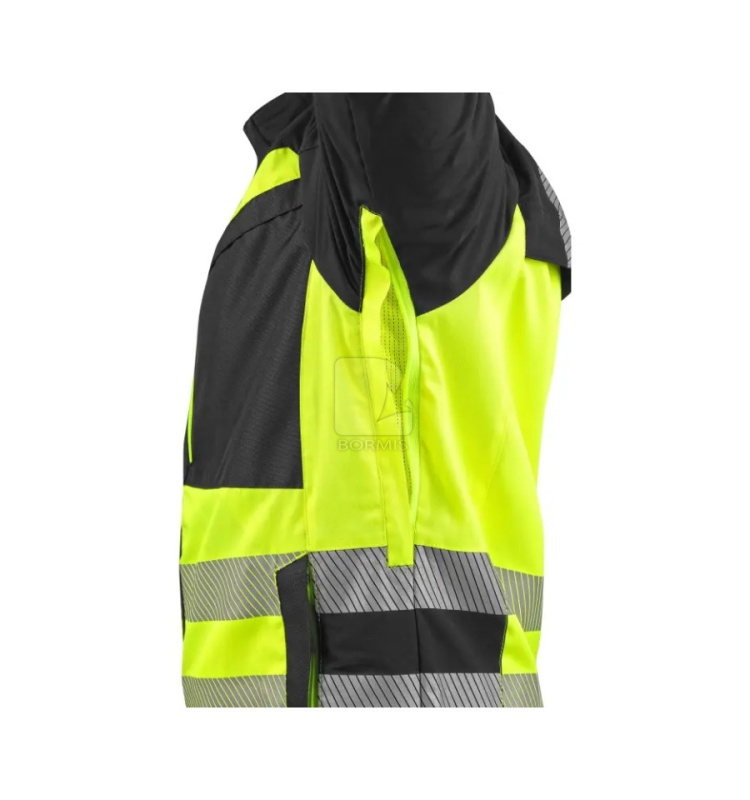 Reflexné montérky a nohavice - Pánska reflexná pracovná blúza CXS NAOS HV