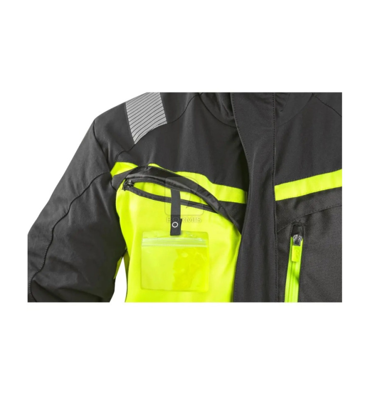 Reflexné montérky a nohavice - Pánska reflexná pracovná blúza CXS NAOS HV