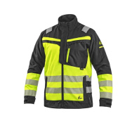 Reflexné montérky a nohavice - Pánska reflexná pracovná blúza CXS NAOS HV