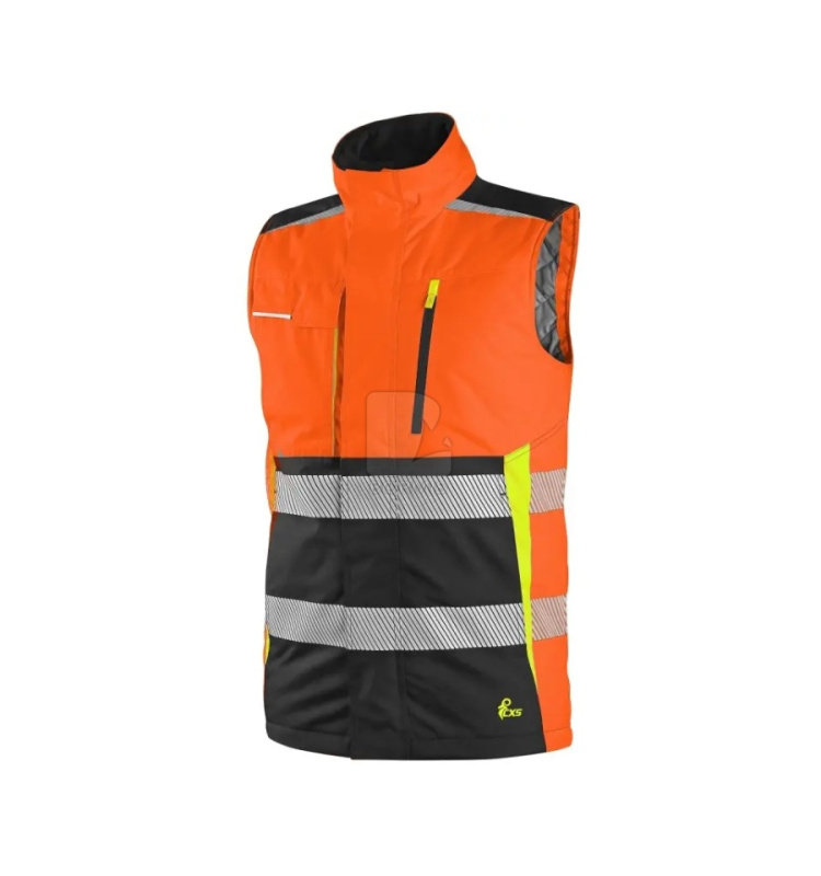 Reflexné vesty - Zateplená reflexná pracovná vesta CXS BENSON