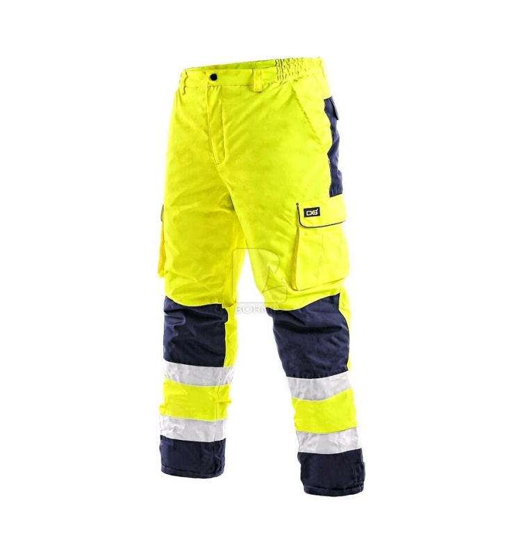 Reflexné montérky a nohavice - Zateplené reflexné nohavice CXS CARDIFF