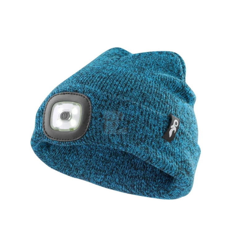 Detský pracovný odev - Detská čiapka s LED svetlom CXS TYNAN modrá