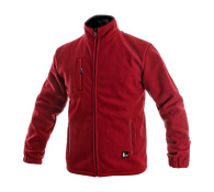 Fleecové pracovné odevy - Fleecová mikina CXS OTAWA červená