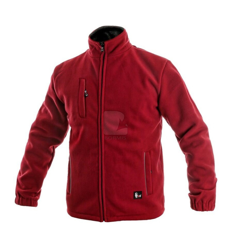 Fleecové pracovné odevy - Fleecová mikina CXS OTAWA červená