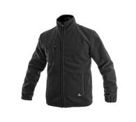 Fleecové pracovné odevy - Fleecová mikina CXS OTAWA čierna