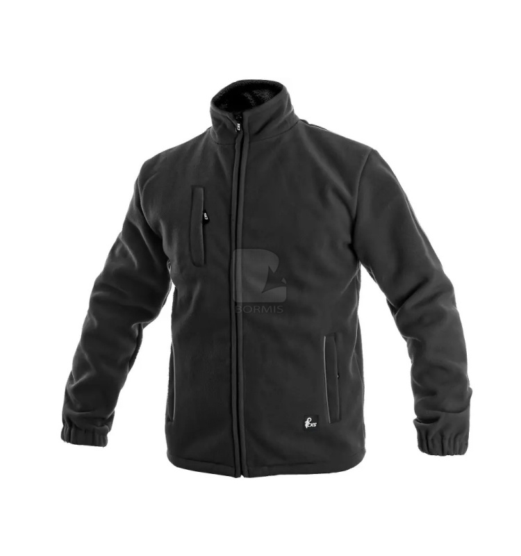 Fleecové pracovné odevy - Fleecová mikina CXS OTAWA čierna