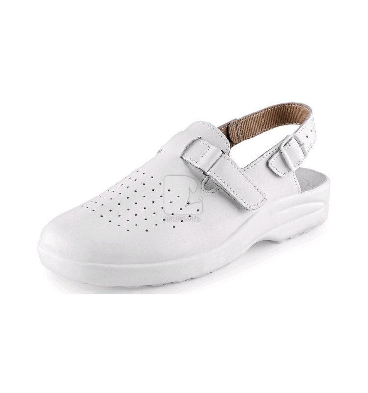 Biela pracovná a zdravotná obuv - Biele sandále CXS MIKA