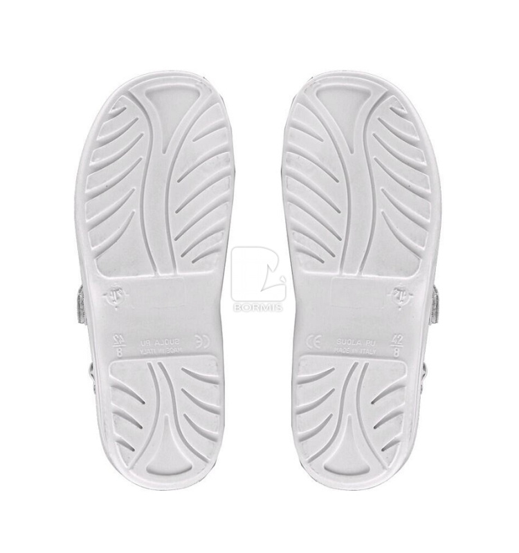 Biela pracovná a zdravotná obuv - Biele sandále CXS MIKA