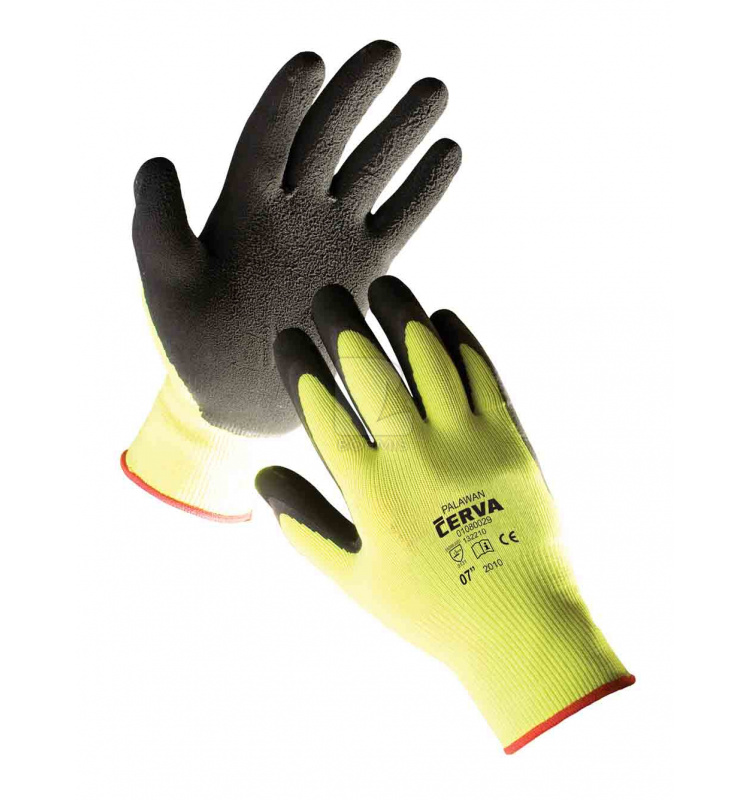 Povrstvené Latex - Rukavice PALAWAN (12 párov)