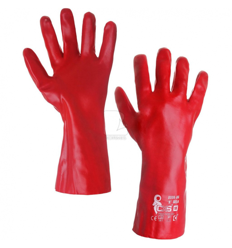 Povrstvené PVC - Rukavice CXS SELA