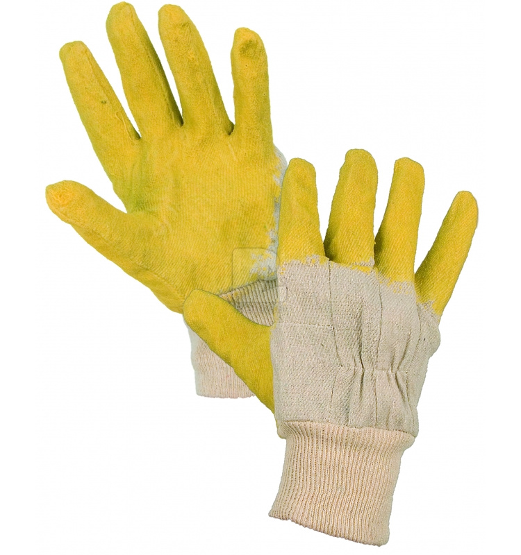 Povrstvené Latex - Rukavice CXS DETA (12 párov)