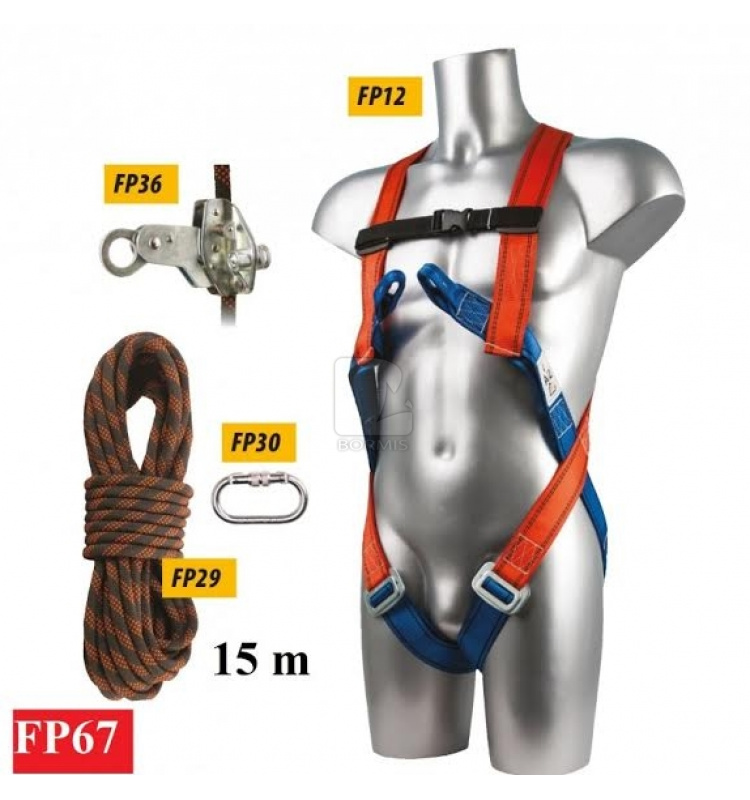 Kompletné zostavy - Set na práce vo výškach Verical Descent 15m