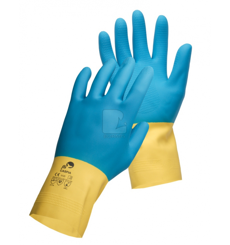 Protichemické pracovné rukavice - Rukavice CASPIA (12 párov)