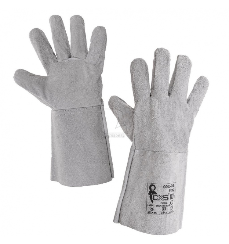 Zváračské kožené rukavice - Rukavice zváračské CXS SYRO