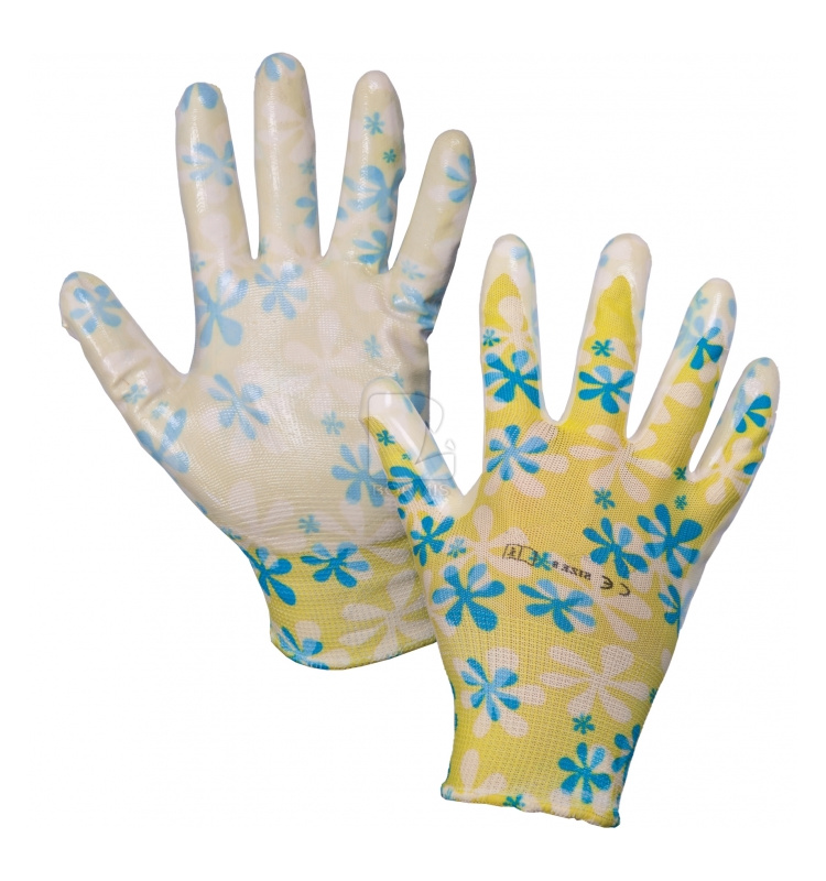 Povrstvené Nitril - Rukavice CXS FIDO (12 párov)