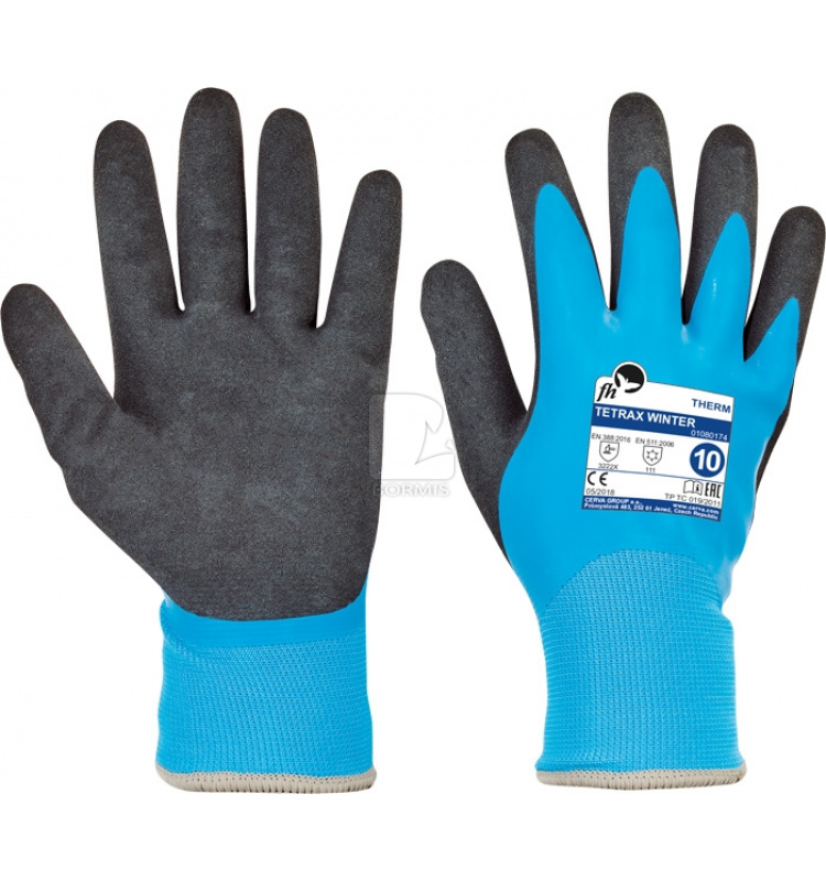 Zimné pracovné rukavice - Rukavice TETRAX WINTER