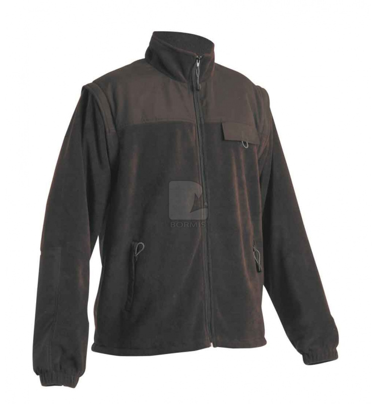 Fleecové pracovné odevy - Mikina RANDWIK 2 v 1 čierna