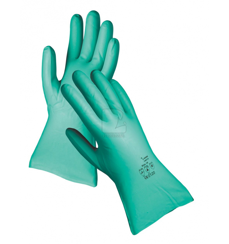 Protichemické pracovné rukavice - Rukavice GREBE (12 párov)
