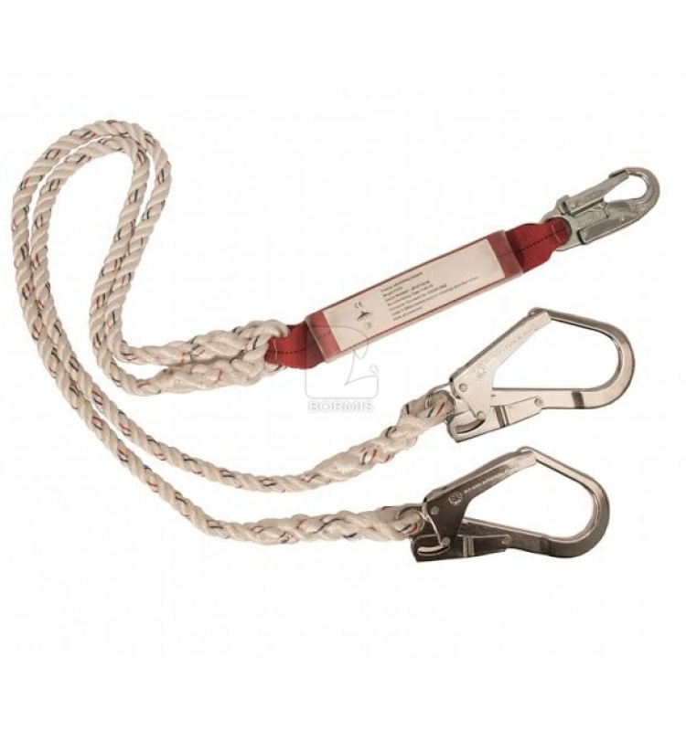 Tlmiče pádu a zachycovače - Tlmič pádu s dvomi lanami Double End-Ypsilonka FP25