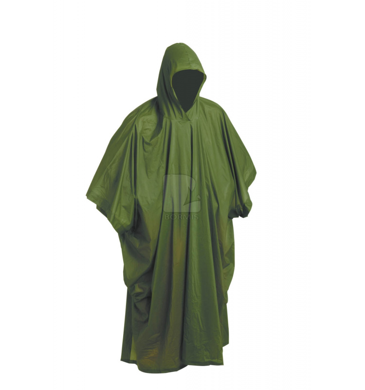 Pracovné odevy do dažďa - Pončo PVC zelené