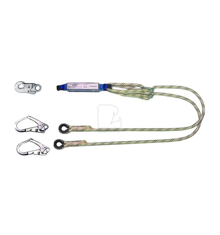 Tlmiče pádu a zachycovače - Tlmič pádu s dvomi lanami CXS ABM